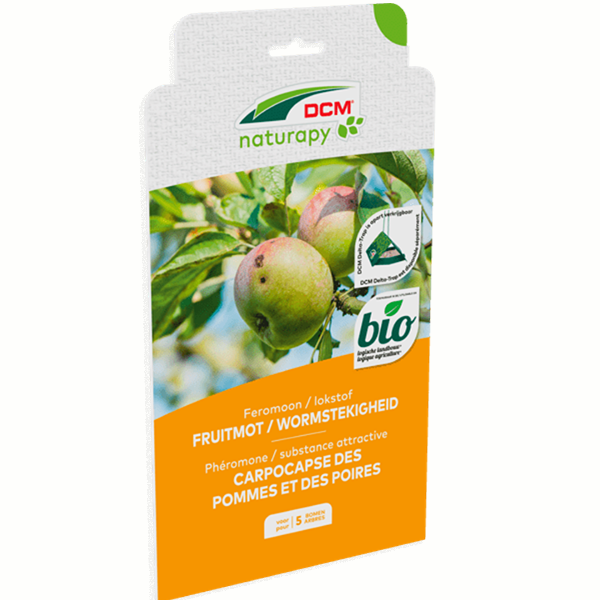 DCM Feromoondop fruitmot ter bestrijding van wormstekigheid bij appelen en peren (excl. deltaval)